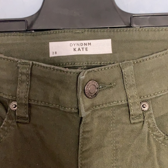 Dynamite Green Jeans with Black Stripes - Picture 3 of 3